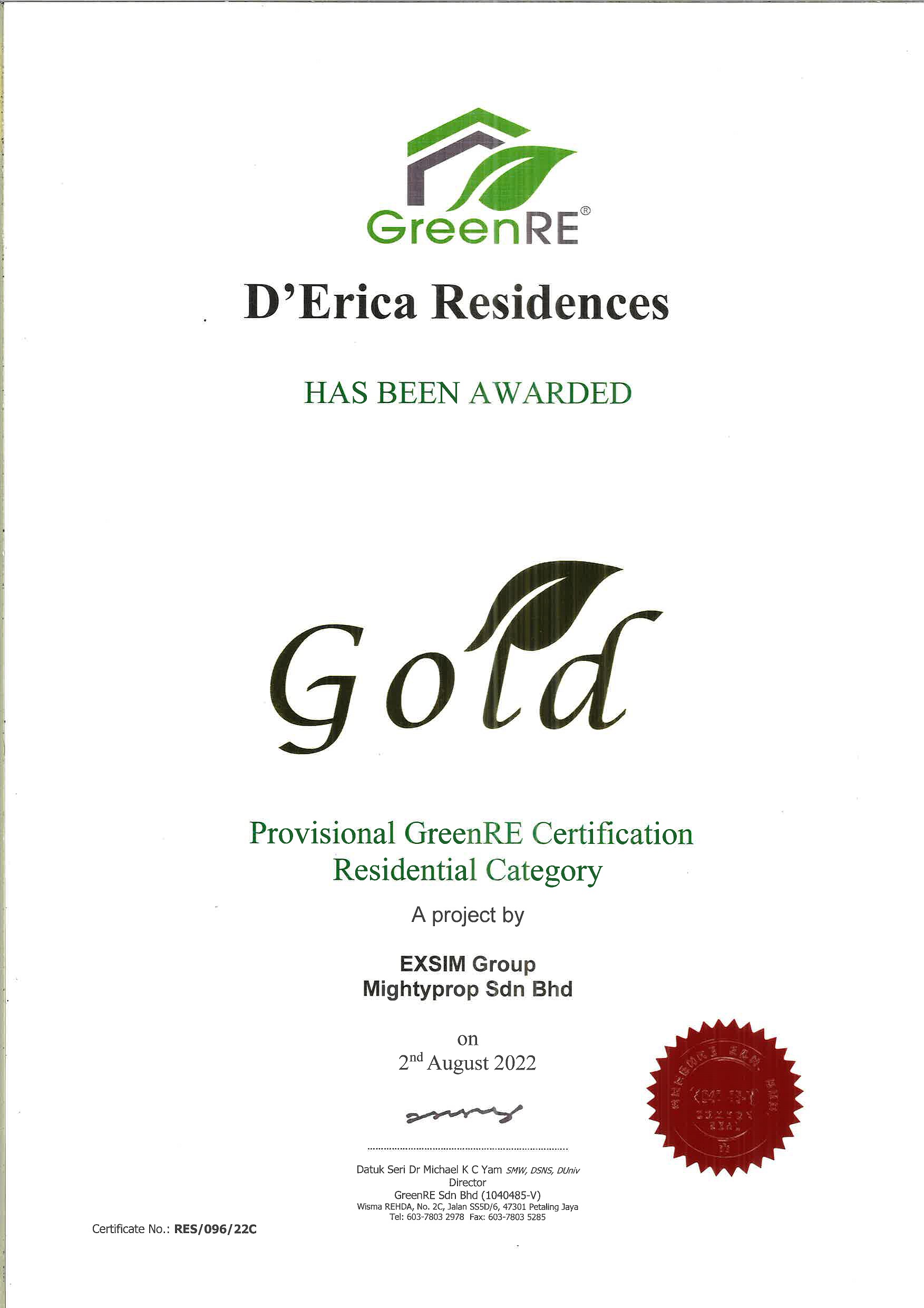 D'ERICA RESIDENCES