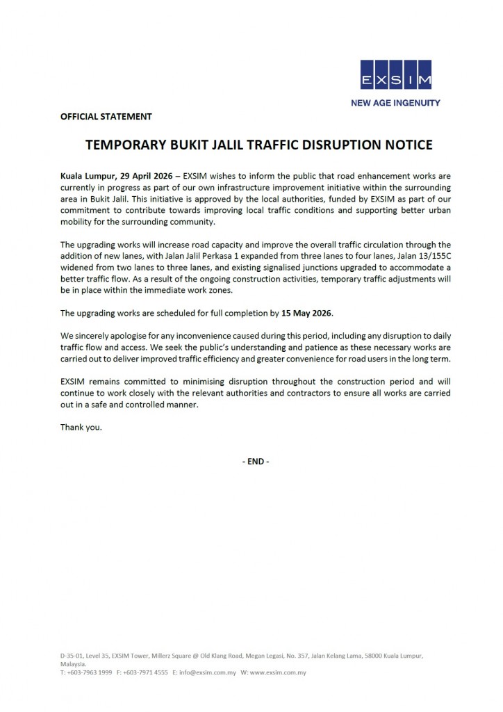 TEMPORARY BUKIT JALIL TRAFFIC DISRUPTION NOTICE1