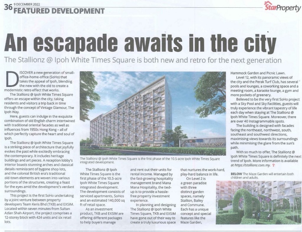 221209 The Star Property - An escapade awaits in the city